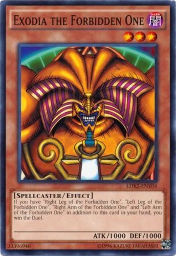 Exodia the Forbidden One LDK2-ENY04 Common Unlimited Near Mint x1