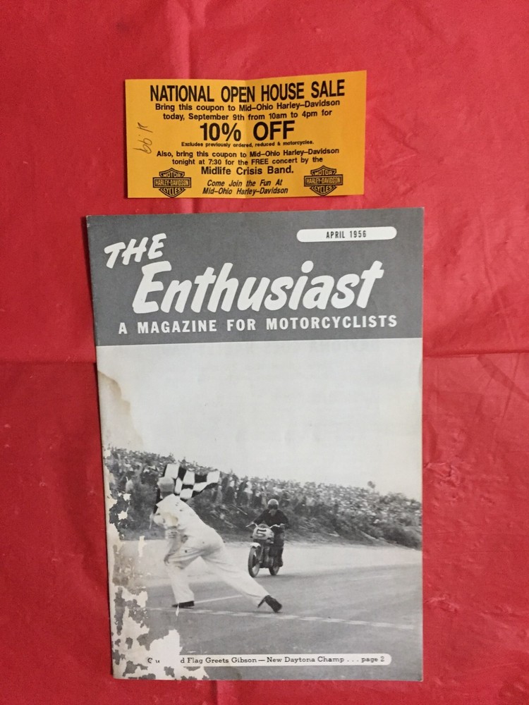 April 1956 HARLEY-DAVIDSON 