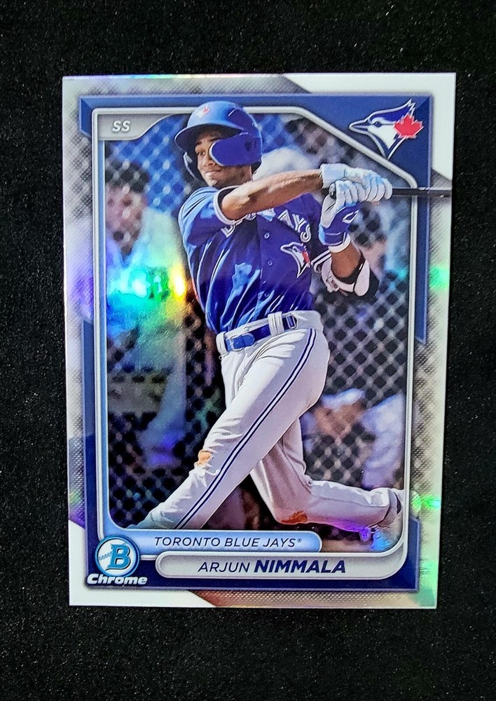 Arjun Nimmala 2024 Bowman Draft Refractor #BDC-102 Blue Jays