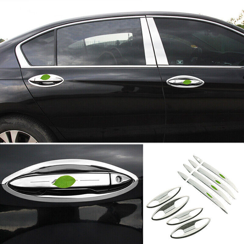 2014-2017 Honda Accord Chrome Steel Door Handle Bowl Cover Trim
