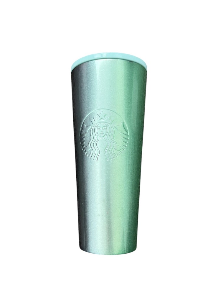 Starbucks Purple Green Gradient Holiday Tumbler 24oz Coffee Tea Cup