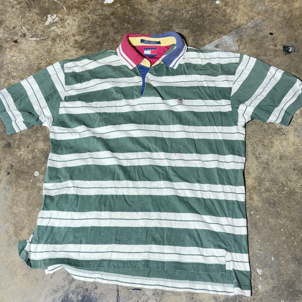 Vintage Tommy Hilfiger Polo Shirt Medium Size Classic Fit