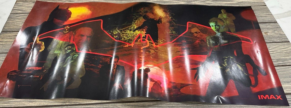LIMITED TIME IMAX THE BATMAN 2022 POSTER ROBERT PATTINSON ; ZOË KRAVITZ-image