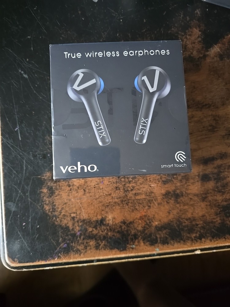 Veho STIX Smart Touch True Wireless Bluetooth Earphones - Clearance Sale-image