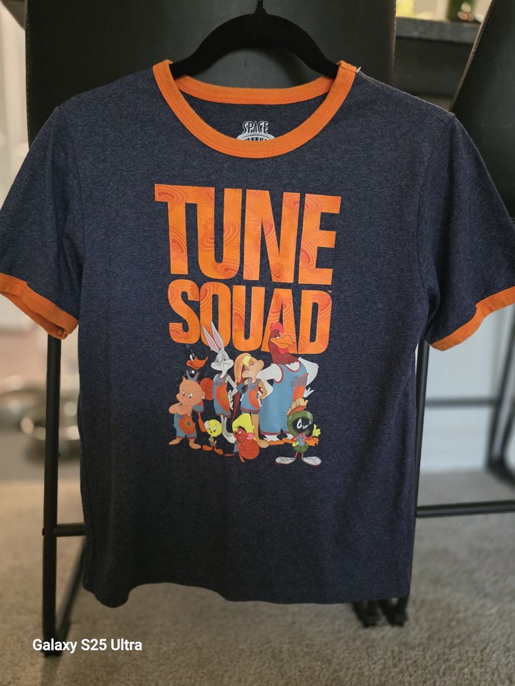 Space Jam Tune Squad Boys Medium Short Sleeve Graphic Tee