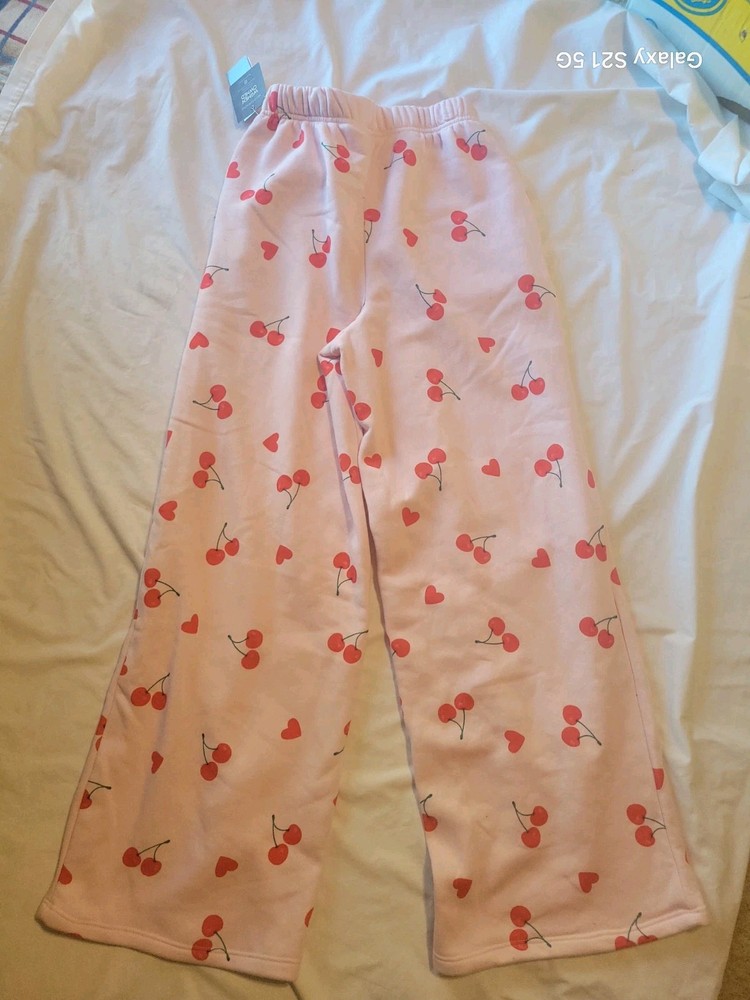 Womens Small Hello Gorgeous Pink Pajama Pants