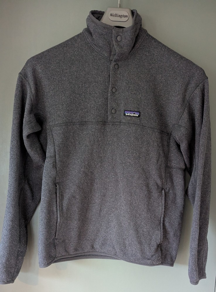 Patagonia Synchilla Fleece, T Snap , Mens Medium, Grey