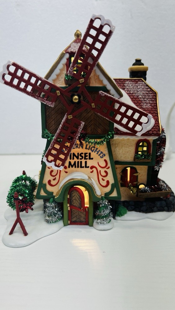 Dept 56 North Pole Series “Northern Lights Tinsel Mill” Retired Brand NEW !