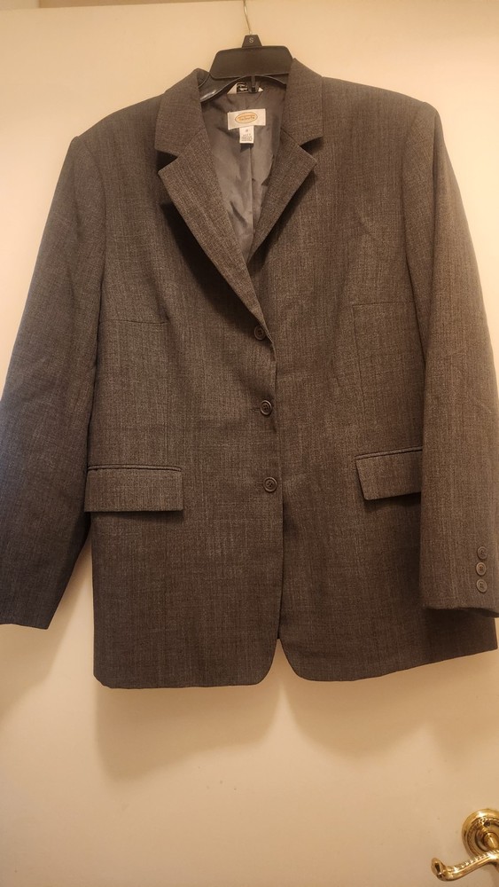 Talbots Women's Blazer Size 18, Charcoal