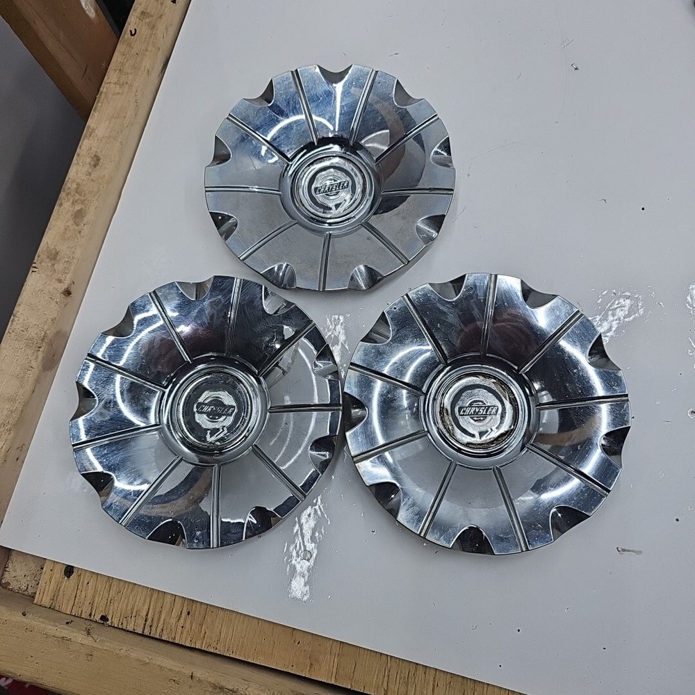 Chrysler 300C OEM Chrome Wheel Center Cap Cover 3-Piece Set 1DK11TRMAA