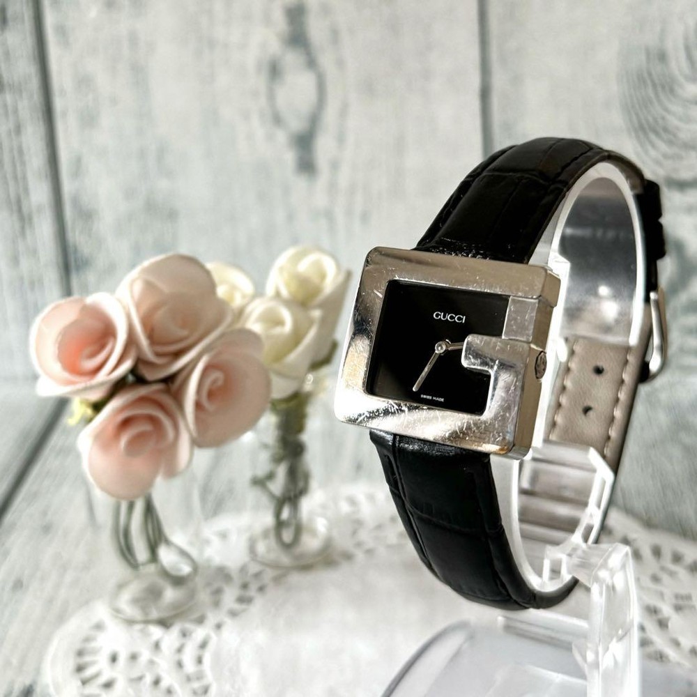 Gucci 3600J G Frame Black Watch with New Battery