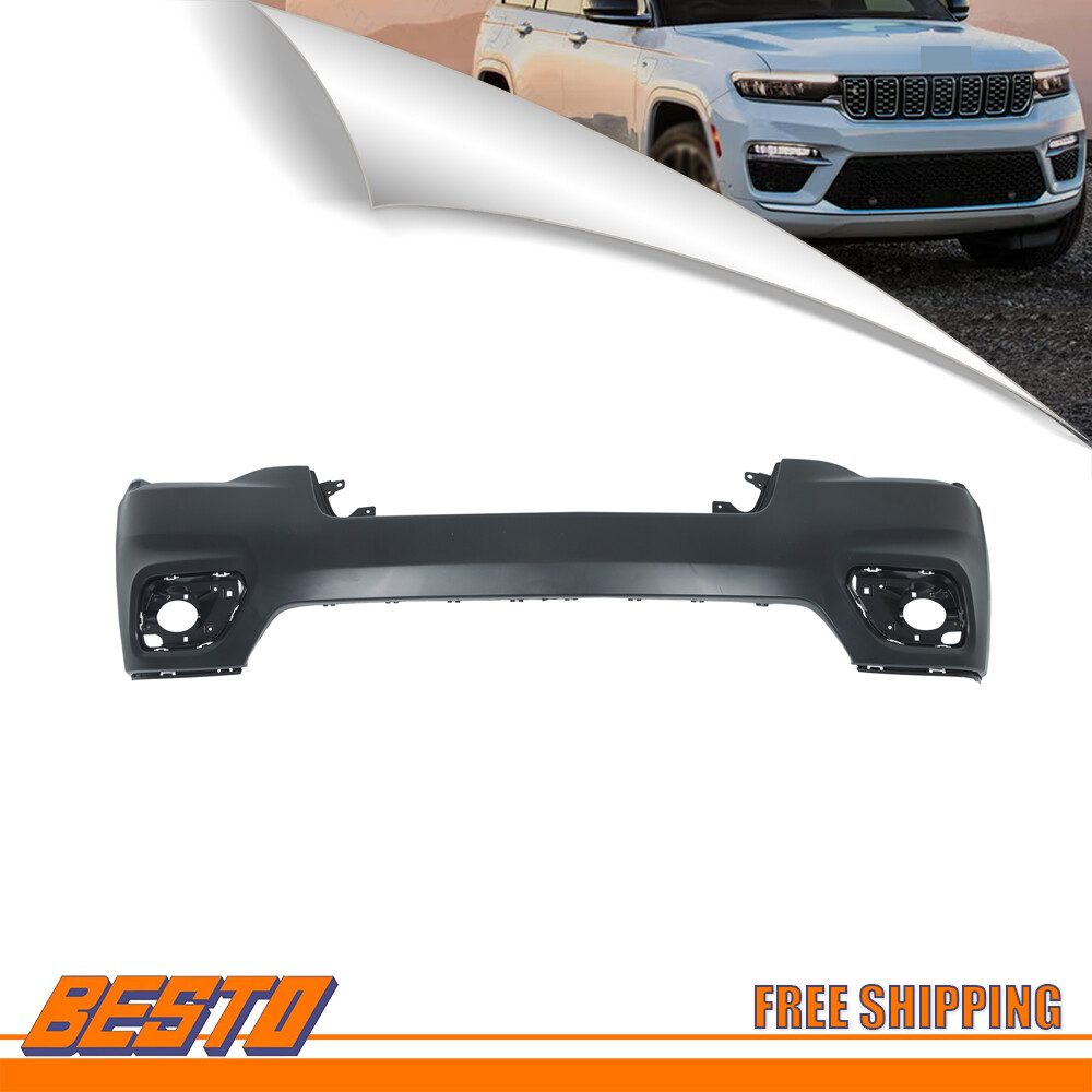 Front Bumper Cover Without Park Assist Fit For 2019 2020 2021 2022 Jeep Cherokee