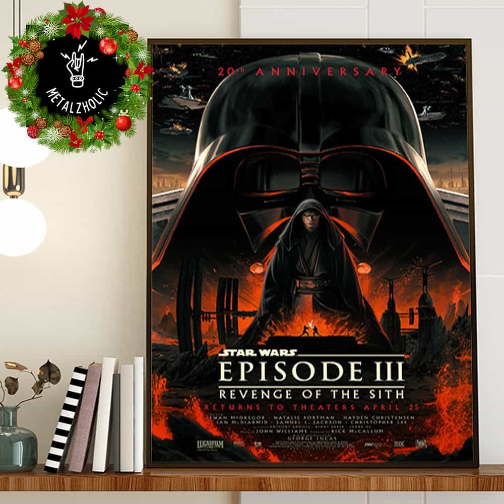 Star Wars Episode III Revenge of the Sith 20th Anniversary Poster No Frame