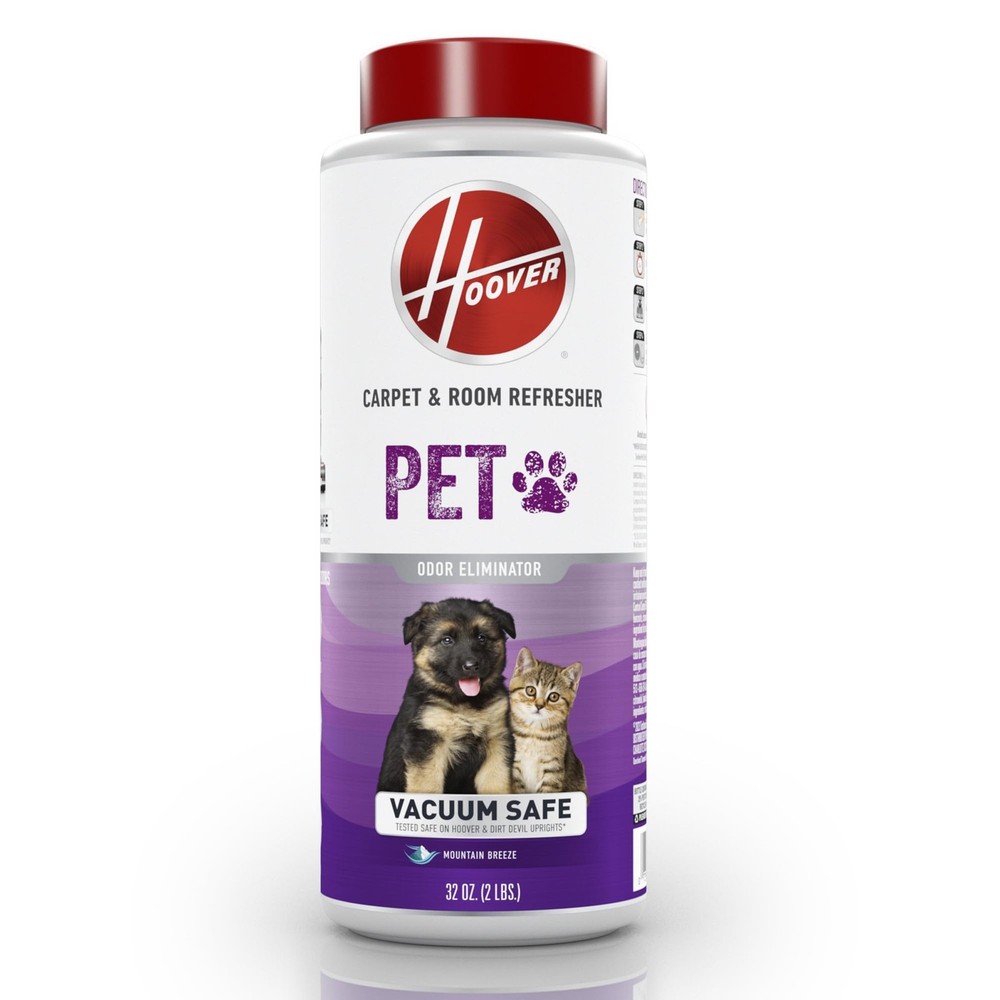 Hoover Pet Carpet and Room Refresher, 32 oz, Carpet Powder, Pet Odor Remover, M