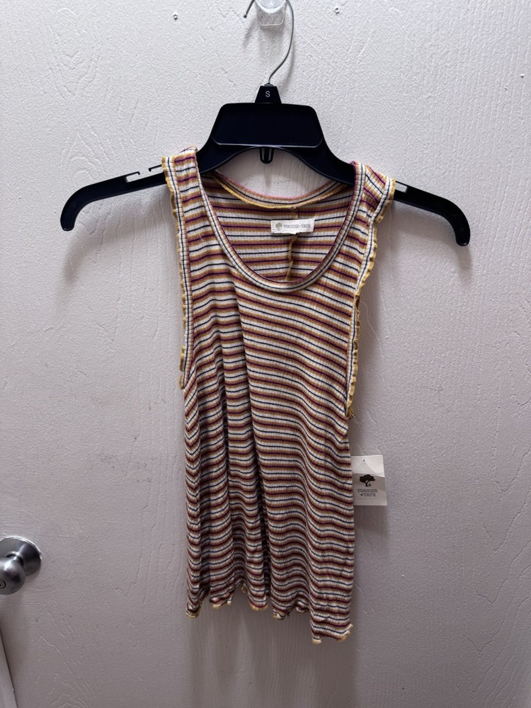 Tucker + Tate Multicolor Striped Tank Top Girls size 10/12 New w/tags