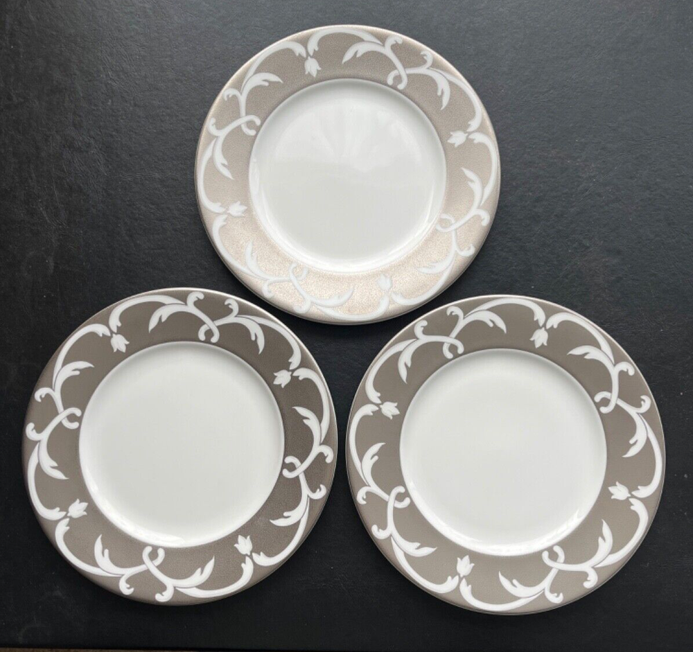 RALPH LAUREN Aubusson China Set of 3 Salad Plates