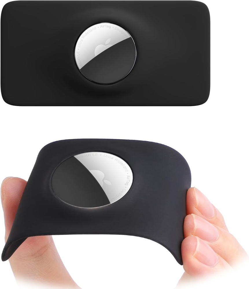 Slim Egnaro Silicone Airtag Wallet Holder for Apple Protective Card Case