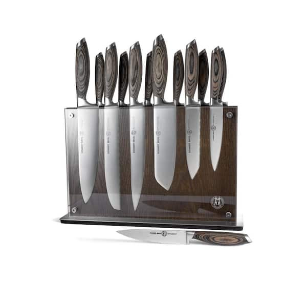 Bonded Ash Stainless Steel 15-Piece Knife Block Set