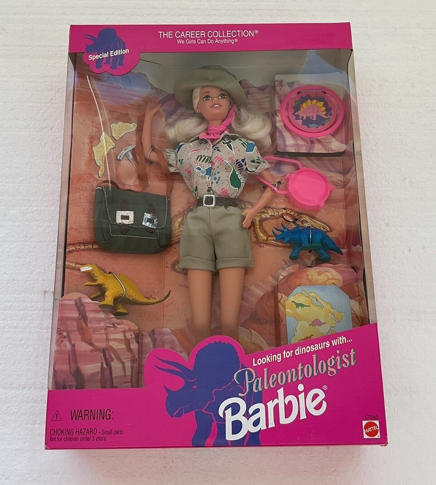 1996 The Career Collection Paleontologist Barbie #17240 NRFB NIB