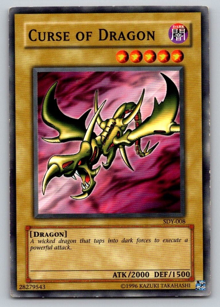 Curse of Dragon Yu-Gi-Oh SDY-008 Ultra Rare Trading Card
