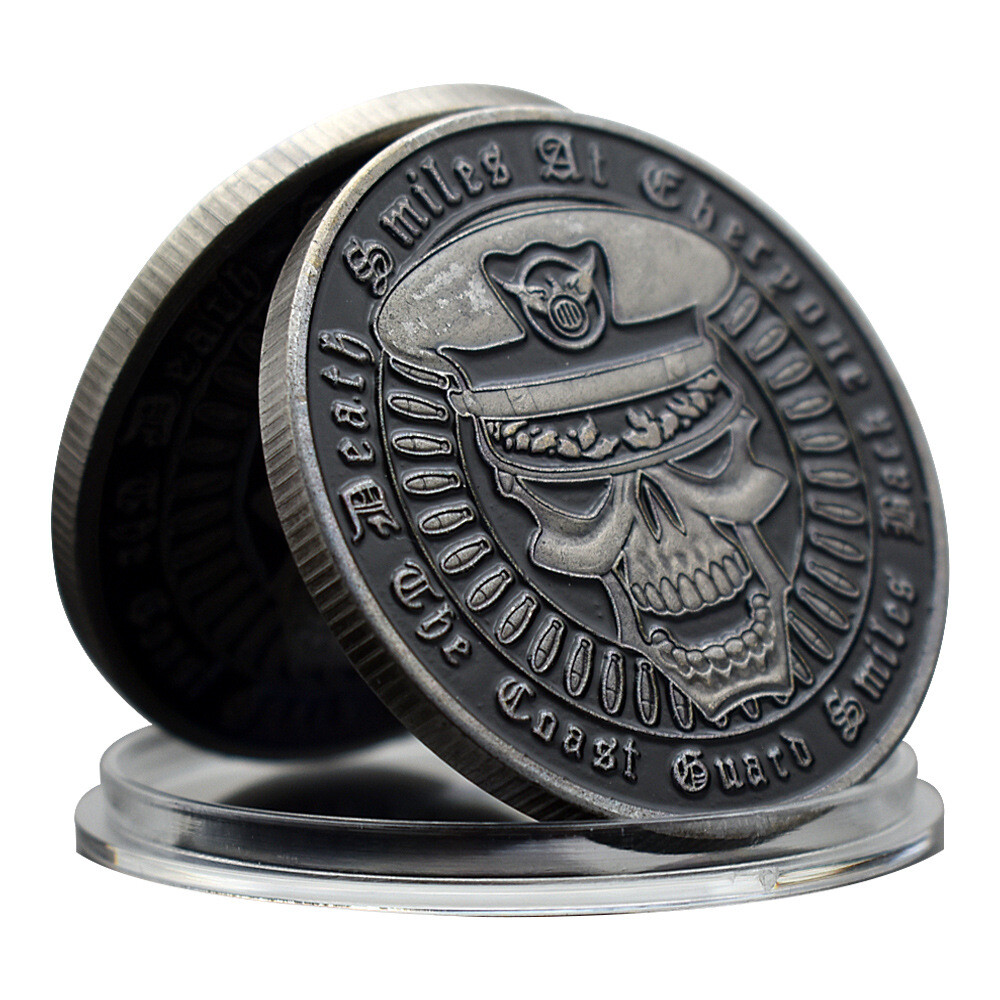 Decoration vintage Skull America challenge gift metal coin collection medal
