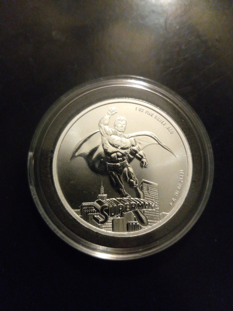 2023 Samoa, 5 Dollar, Superman, 1oz .999 Fine Silver Coin