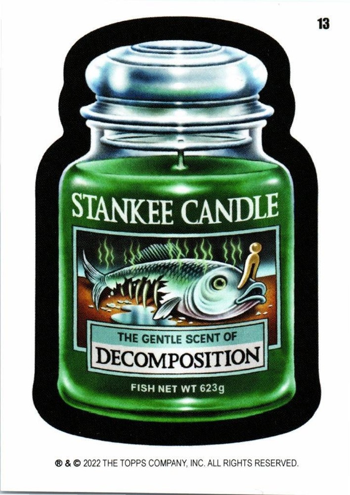 2022 Wacky Packages Variant Coupon Card #13 Stankee Candle-image
