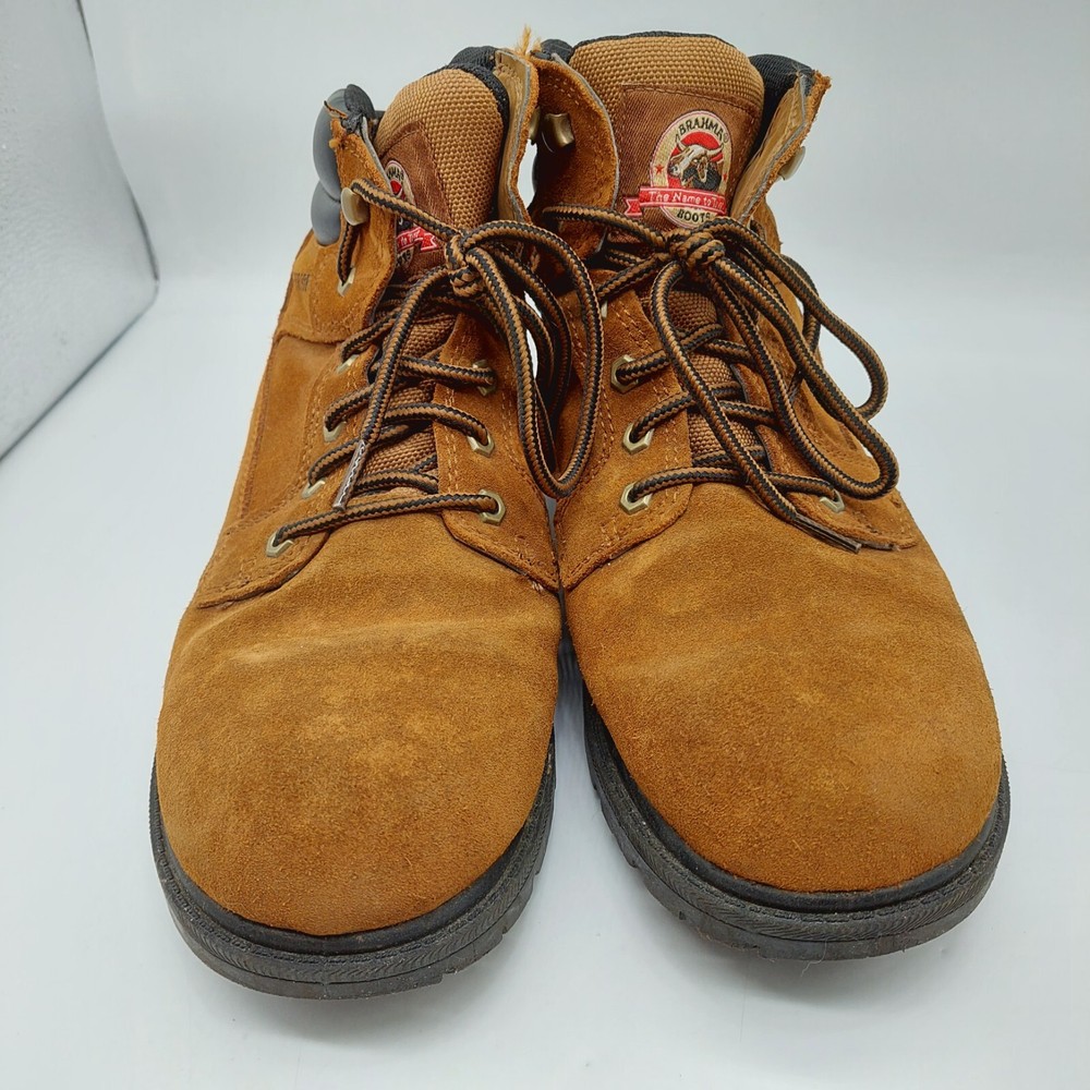Brahma Men's Bravo 10.5 W Waterproof Work Boot Hike Boots Tan