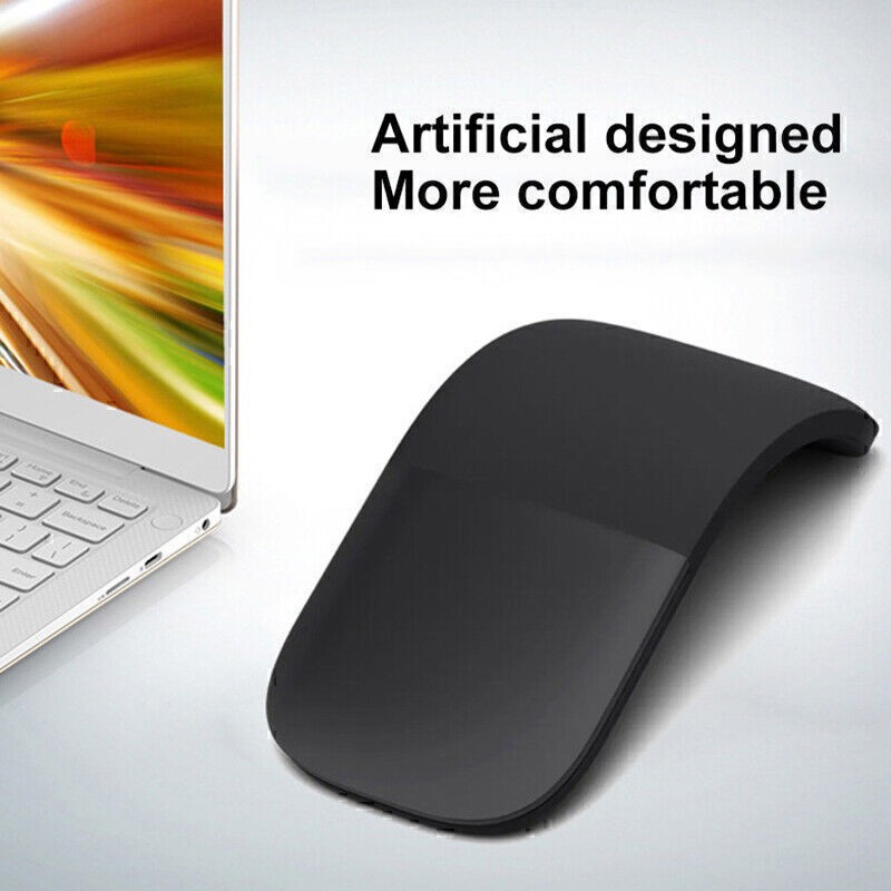 Slim Silent Bluetooth 4.0 Wireless Folding Touch Mouse