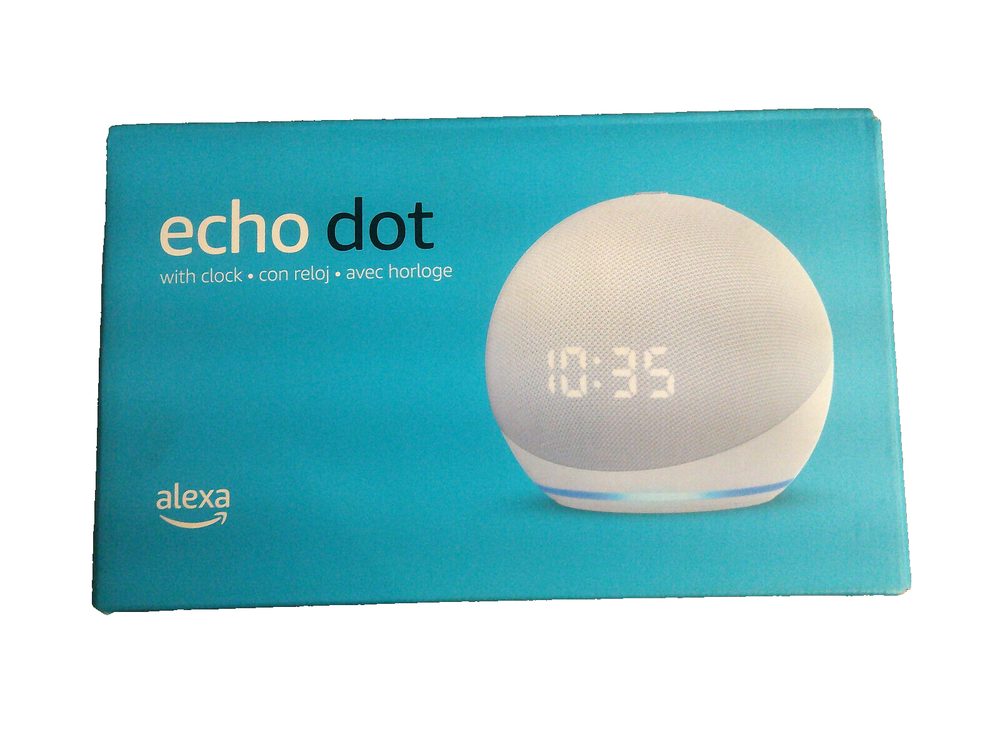 Echo Dot 4th Gen Smart Speaker with Built-In Clock