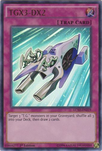 TGX3-DX2 LC5D-EN219 Ultra Rare 1st Edition Near Mint Legendary Collection Card