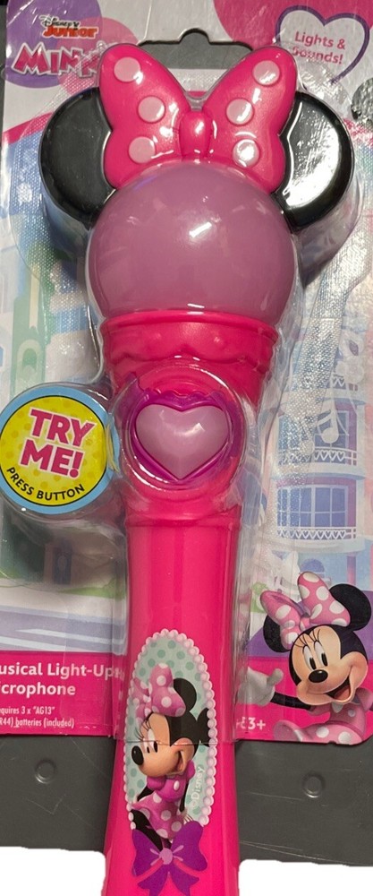 “Minnie Mouse”Sounds Musical Lights Up Microphone, Brand New SHIPS FREE!!