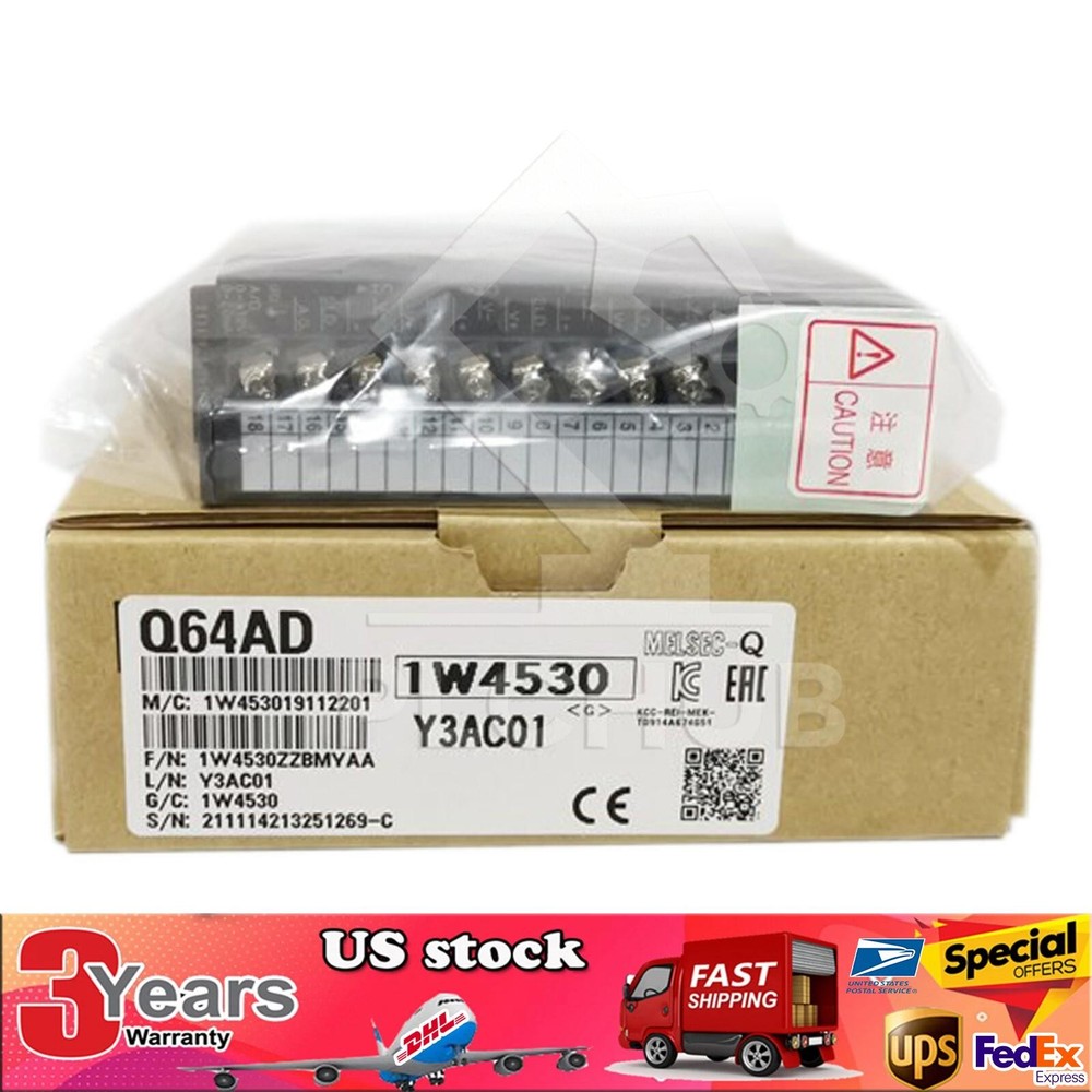 Mitsubishi Q64AD Analog-to-Digital Conversion Module Q64AD Fast