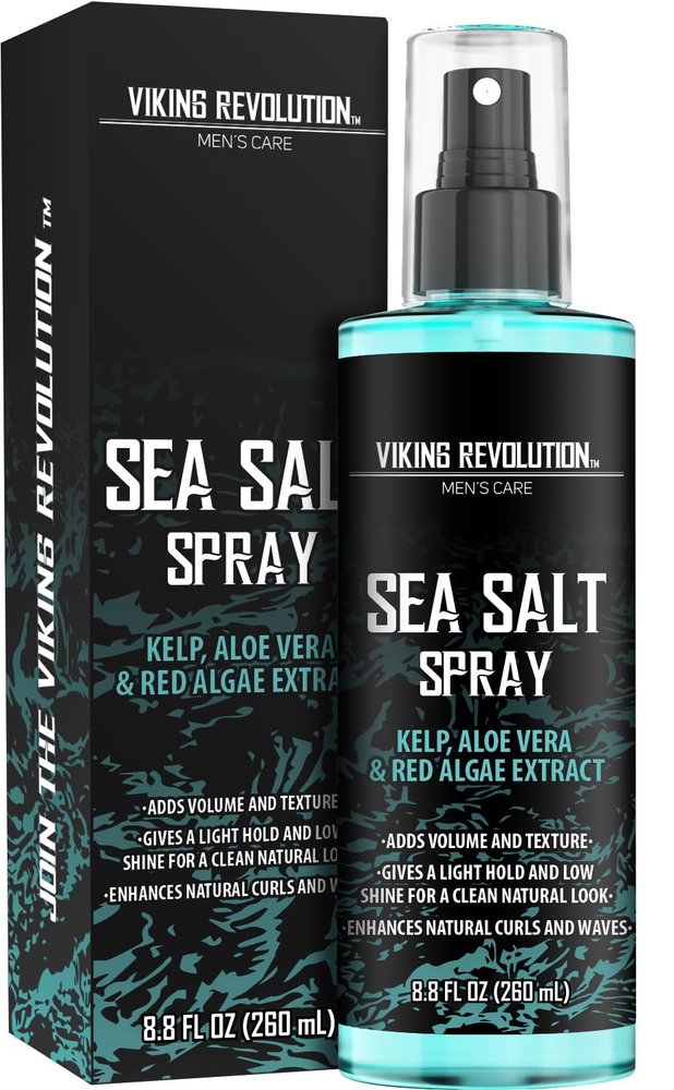 Viking Revolution Men's Sea Salt & Kelp Texturizing Hair Spray  