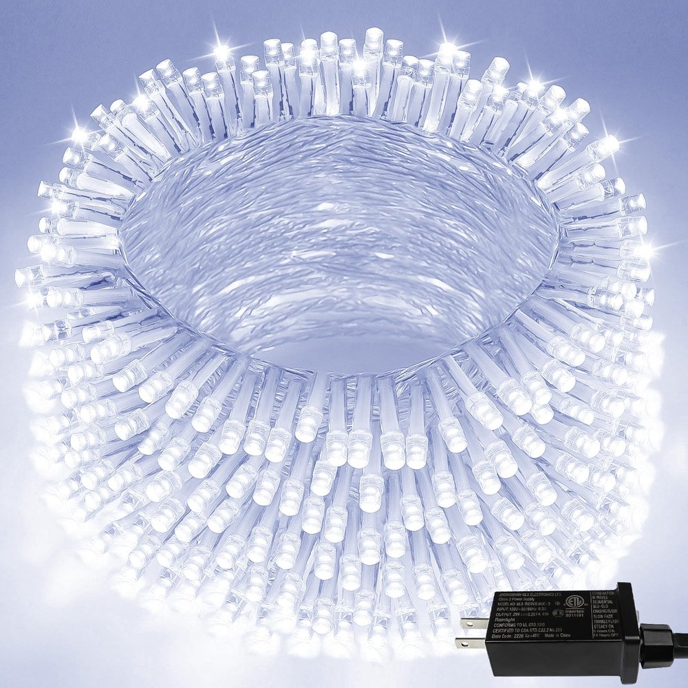 33FT Extra-Long LED String Lights 100 Super Bright Bulbs for Indoor Outdoor Use