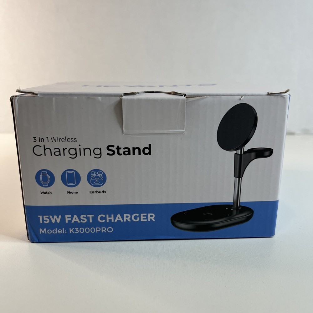 Soporte cargador inalámbrico Magsafe 3 en 1 para iPhone, Apple Watch y Airpod