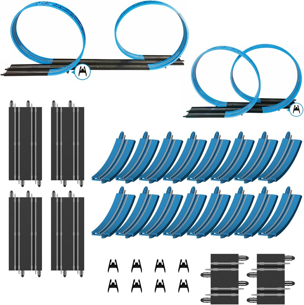 AGM MASTECH 1/64 SCALE SLOT CAR TRACK ADD ON LOOP EXPANSION ACCESSORIES PACK NEW