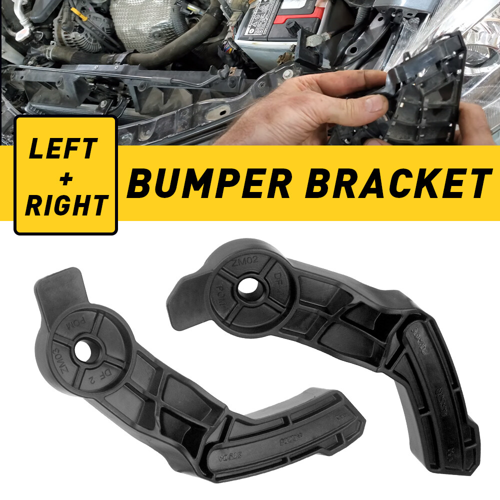 Front Bumper Bracket Retainer Support Pair for 2013-2015 Nissan Altima