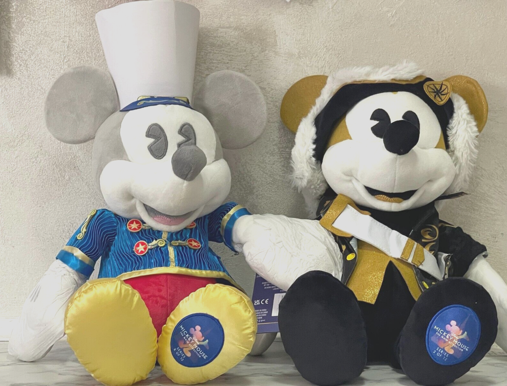 2X Mickey Mouse bundle Soft Plush Toys - Original Disney - Clearance Sale-image
