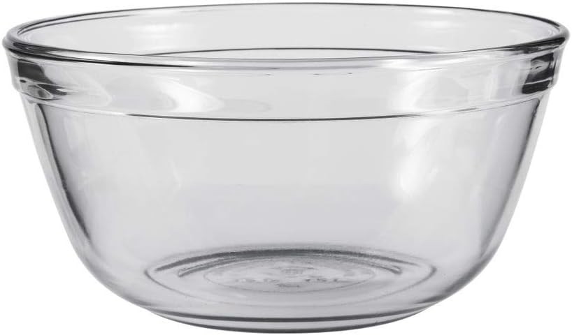 Anchor Hocking 1.5-Quart Clear Glass Mixing Bowl for Baking & Prep