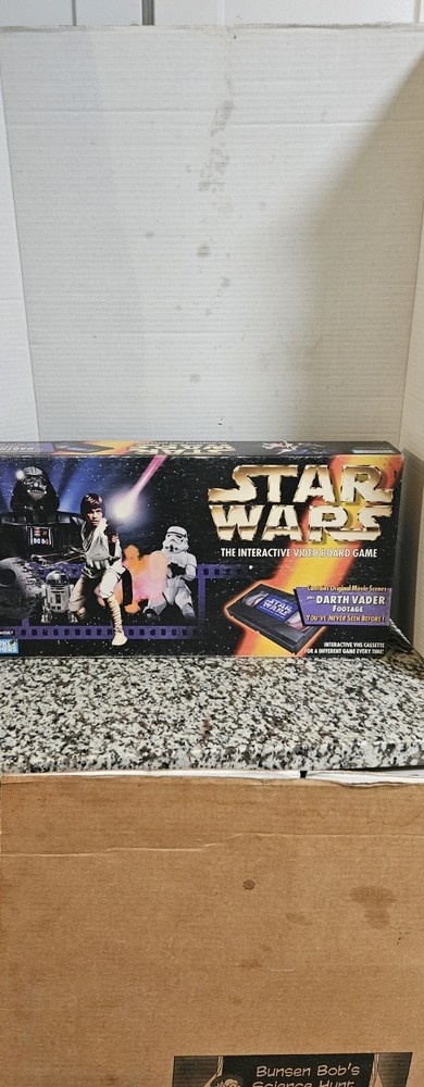 VTG Star Wars Interactive Video Board Game Inspected Complete Excellent Vintage