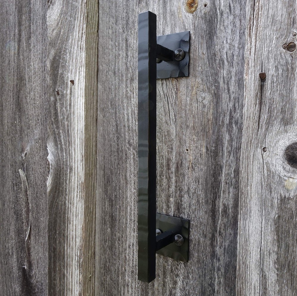 12-Inch Black Barn Door Handle Pull for DIY Sliding Door Hardware  
