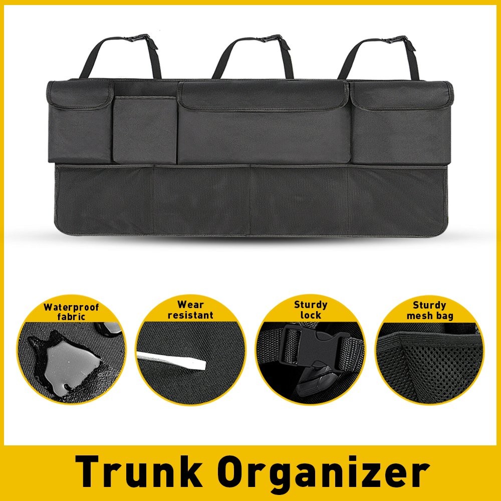 Car Cargo Net Trunk Organizer Hanging Back Storage for SUV seat Organizer Bag