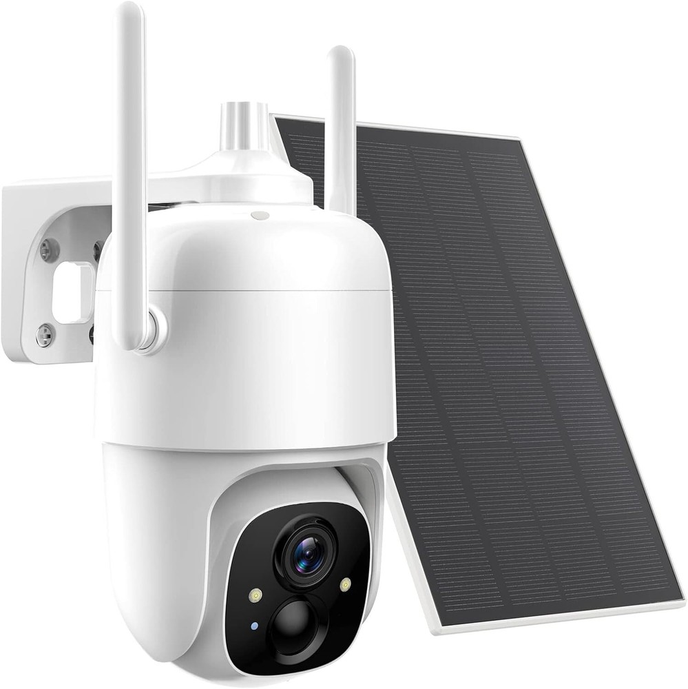 355° Wi-Fi Security Camera: 3MP Solar Outdoor IP65 Waterproof Surveillance