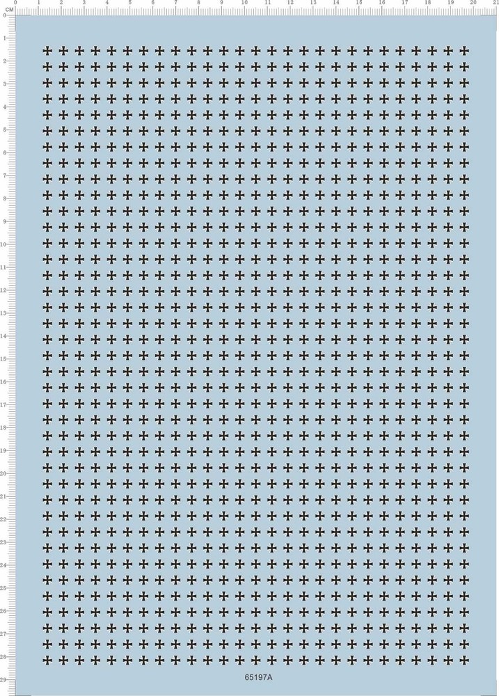 German Iron Cross Modern Military weapons Model Kit Water Decal