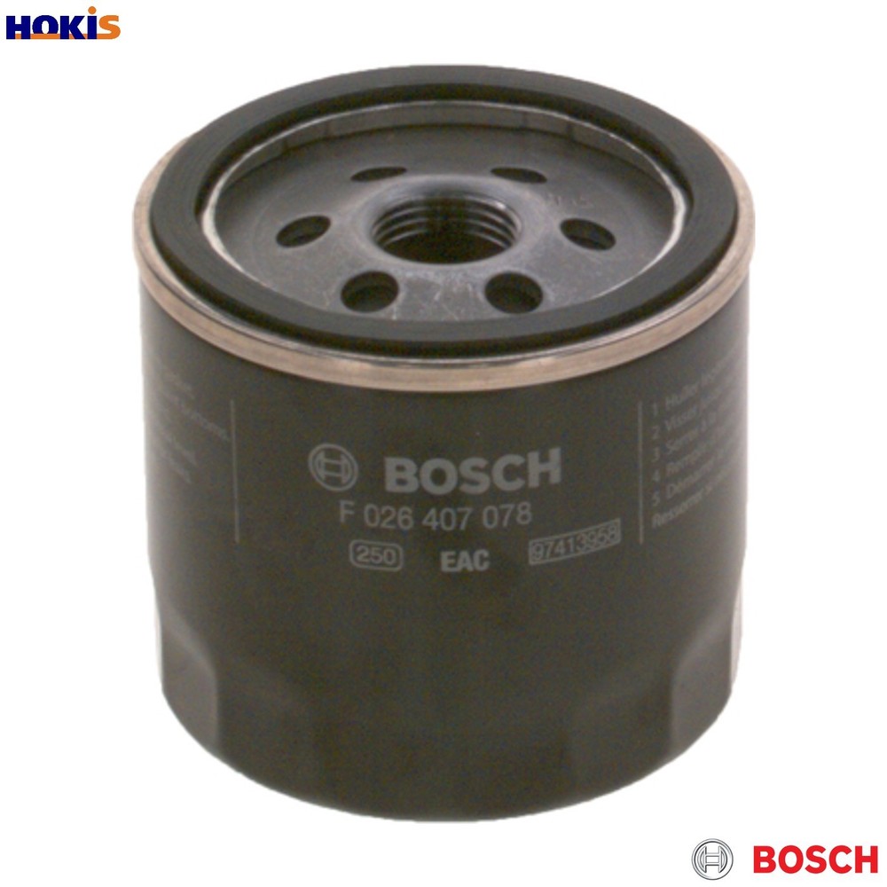 OIL FILTER F 026 407 078 FOR FORD AUSTRALIA MAZDA 121/III SOHO DEMIO  VOLVO