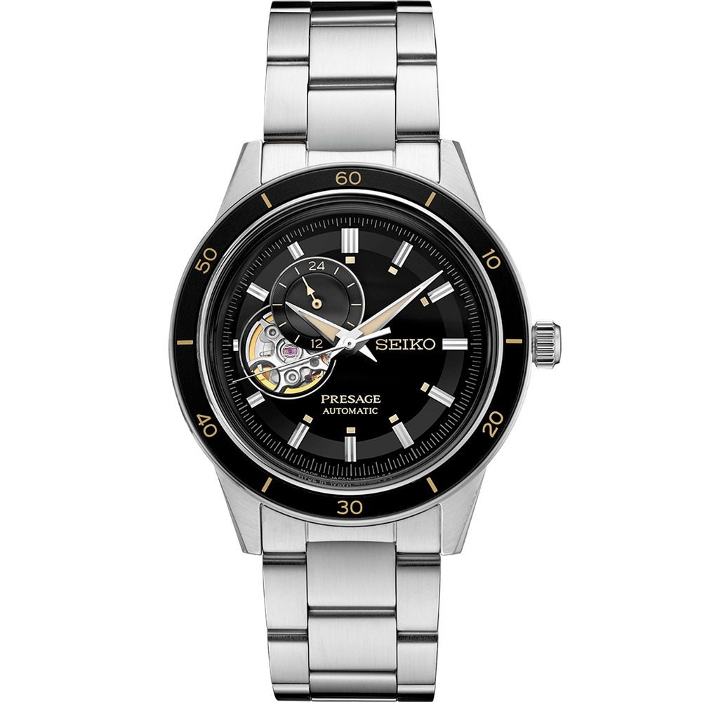 Seiko Presage 60's Style Open Heart 40.8 MM Automatic Watch SSA425J1