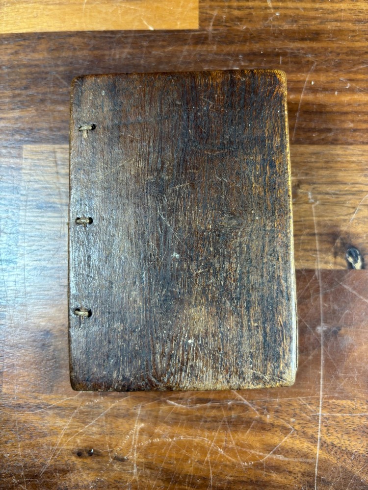 C. 1700s Ethiopian Manuscript Book of Prayers W/ Satchel and Illustration