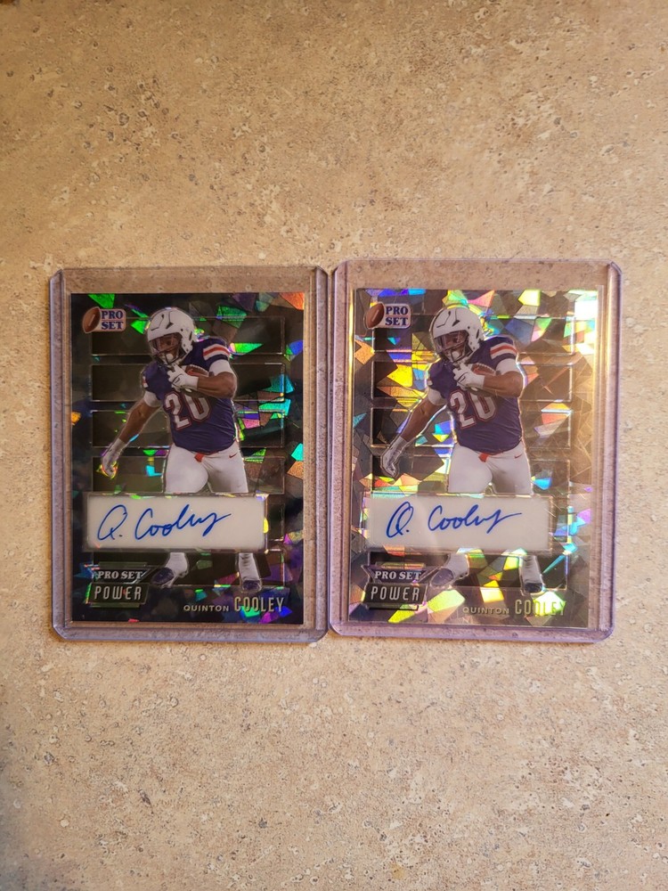 2024 Pro Set Metal Quinton Cooley Clouds Crystal Power Auto 1/1  Liberty Flames