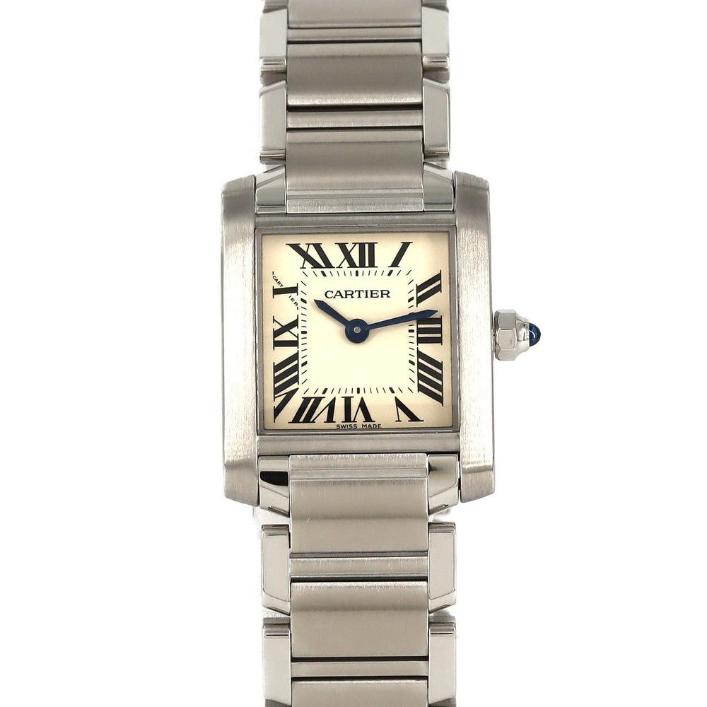 Authentic Cartier Tank Francaise Quartz Watch 270-004-035-8458